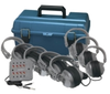 Listening Center, 8 Station Jackbox with Volume, Deluxe Headphones, ASM with Carry Case - LCP/JBP-8SV/HA5 - Visual Sound, Inc.