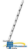 Southwest Data Products Vertical Power Strip with 20A.. -- SWE705-10-20ATL - Image
