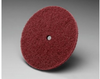 3M Scotch-Brite HS-DC A/O Aluminum Oxide AO Deburring Disc - Medium Grade - Arbor Attachment - 16 in Diameter - 1 1/4 in Center Hole - 05314 - 048011-05314 - R. S. Hughes Company, Inc.
