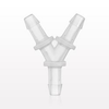 Y Connector, Barbed, Natural - 61685 - Qosina Corp.