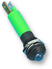 Led Panel Mount Indicator, Black Chrome Bezel, Green, 8 Mm, 24 V, 17 Ma, 1.3 Cd, Ip67 Rohs Compliant Cml Innovative Technologies - 23M8470 - Newark, An Avnet Company