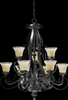 6121-9-13 Mid. Chandeliers-Glass Up - 304403 - Capital Lighting, Inc.