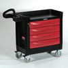 Rubbermaid TradeMasterTM 4 Drawer Mobile Cabinet and Work Center -- 8188