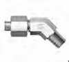 37 Flared SAE Fitting - JHME 45° Male Elbow - Image