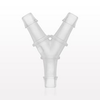 Y Connector, Barbed, Natural - 61631 - Qosina Corp.