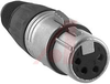 X-SERIES 4 PIN FEMALE XLR CABLE CONNECTOR - 70088539 - Allied Electronics, Inc.