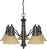 60-1253 Mid. Chandeliers-Glass Down - 754737 - Capital Lighting, Inc.