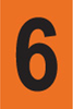 Bradylite Reflective Numbers & Letters - 5910-6 - Brady Corporation