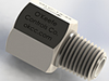 Check Valves, Ball Type - NPT Connection; NPT Nipple, NPT Adapter -- GLC-0-SS - Image