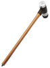 Modal Sledge Hammer, 12Lb. Head, w/Cable -- -8210---