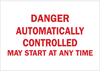 Machine & Operational Sign - 42619 - Brady Corporation