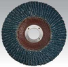 Dynabrade Type 27 Coated Alumina Zirconia Flap Disc - 120 Grit - 5 in Diameter - 7/8 in Center Hole - 77770 -- 616026-77770 - Image