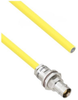 Halogen Free Cable Assembly TRB Non-Insulated Bulk Head Jack 3-Lug Cable Jack to Blunt .245