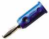Banana Plug, 15A, Screw, Blue; Gender Pomona - 57H3632 - Newark, An Avnet Company