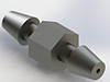 Precision Metal Orifices - Dual Barb, 1/16