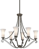 42702OZ Mid. Chandeliers-Glass Up - 618240 - Capital Lighting, Inc.