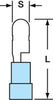 3M Scotchlok Blue Butted Vinyl Butted Quick-Disconnect Terminal MVU14-180DMK - 0.83 in Length - 0.17 in Inside Diameter - 054007-01814 - R. S. Hughes Company, Inc.