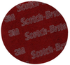 3M Scotch-Brite 7447 Pro Non-Woven A/O Aluminum Oxide AO Hook & Loop Disc - Very Fine Grade - 6 in Diameter - 65070 -- 048011-65070 - Image