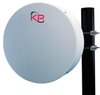 0.6M | 2 Ft High Performance Parabolic Antenna, Dual Polarized, N-Type, 10.7-11.7 GHz, Ubiquiti Airfiber® 11FX -- Proline KP-11PDFX-2 - Image