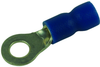 Terminal, Ring Tongue, #8, Crimp, Blue; Stud Size - Metric Multicomp Pro - 34P2323 - Newark, An Avnet Company