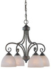 25324-OB Mid. Chandeliers-Glass Down - 408053 - Capital Lighting, Inc.