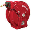 Dual Pedestal Spring Driven Low Pressure Air / Water Reel - DP7450 OLP - Reelcraft Industries, Inc.