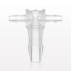 T Connector, Natural, Barbed - 11925 - Qosina Corp.