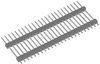 Board-Board Connector, Header, 72 Position, 2Row; Connector Systems 3M - 98F9495 - Newark, An Avnet Company