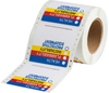 Brady B-235 Black / Blue / Red / Yellow on White Square Paper Right-To-Know / Compliance Label - 3 7/8 in Width - 3 7/8 in Height - Printed Text = HEALTH / FLAMMABILITY / INSTABILITY / PROTECTIVE EQUI -- 754476-60322 - Image