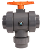 Hayward 3-Way PVC True Union Valves - 19318 - U.S. Plastic Corporation
