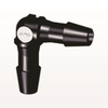 Elbow Connector, Barbed, Black - HE331 - Qosina Corp.