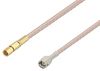 SMA Male to SSMC Plug Cable 24 Inch Length Using RG316-DS Coax - PE3C4437-24 - Pasternack