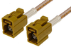 Curry FAKRA Jack to FAKRA Jack Cable 60 Inch Length Using RG316 Coax - PE38754K-60 - Pasternack