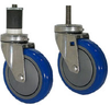 Stainless Steel Stem Caster - PolyU-PolyO Wheel - Model 3 - SS-3BP5X - Caster City, Inc.