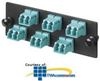 Panduit® LC Opticom Fiber Adapter Panel with Loaded.. - FAP6WBUDLCZ - TelephoneStuff.com