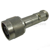 3 dB Fixed Attenuator 75 Ohm N Male (Plug) to 75 Ohm N Female (Jack) Up to 3 GHz Rated to 0.25 Watts, Brass Tri-Metal Body, 1.3 VSWR - SA4N75-03 - Fairview Microwave Inc.