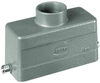 Hood, 16B, Top Entry, Aluminium, Pg21; Heavy Duty Connector Type Harting - 04C8709 - Newark, An Avnet Company