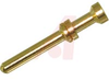 Crimp Power Contact, Gold Plated, 18 AWG, Male - 70104255 - Allied Electronics, Inc.