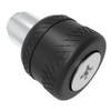 Captive Screw, 8-32 Thread, Flare-in, Phillips Recess, Knurled Black Knob - 47-11-322-62 - Southco