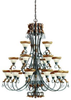 2286FDS Large Chandeliers-Glass Shade - 365356 - Capital Lighting, Inc.