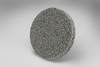 3M Scotch-Brite XL-UR Unitized Aluminum Oxide Soft Deburring Wheel - Medium Grade - Quick Change Attachment - 2 in Diameter - 17185 -- 048011-17185 - Image