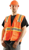Occunomix Orange Medium Polyester Solid High-Visibility & Reflective Vest - 5 Pockets - 021844-57051 - 021844-57051 - R. S. Hughes Company, Inc.