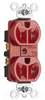 Duplex/Single Receptacle - TRIG5362-RED - Thomas & Betts Corporation