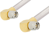 SMA Male Right Angle to SMA Male Right Angle Cable 12 Inch Length Using PE-SR401AL Coax , LF Solder - PE34215LF-12 - Pasternack