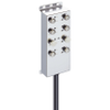 ASB, 8 ports, LED, stainless steel housing, double I/O per port - ASNBV 8/LED 5-278 - Belden Inc.