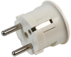 European Schuko Plug, Top Entry, White Rohs Compliant Pro Elec - 24AJ3651 - Newark, An Avnet Company