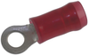 Terminal, Ring Tongue, #4, Crimp, Red; Stud Size - Metric Amp - Te Connectivity - 96F7177 - Newark, An Avnet Company