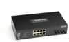 Hardened Managed Ethernet Switch, 8-Port 10/100BASE-TX + 2-Port 100BASE-FX ST® Single-Mode (20 km) - LEH808-2SMST20 - Visual Sound, Inc.