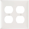 Duplex Receptacle Openings, Two Gang, White - SP82W - Legrand