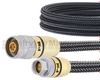 75 Ohm N Male to 75 Ohm F Male Cable 75 Ohm Armored Test Coax in 60 cm and RoHS Compliant - FMCA1031-60CM - Fairview Microwave Inc.